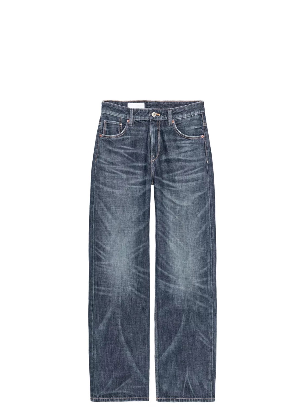 Women’s Zara boyfriend Straight-Leg Blue Denim Jeans